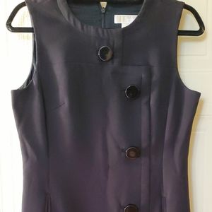 2/40$ Michael Kors big buttons short black dress